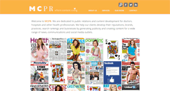 Desktop Screenshot of mcprpublicrelations.com